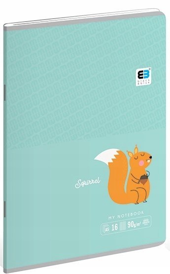 Zeszyt A5 16k 3linia B&B Kids Pastel INTERDRUK Zeszyt A5 16k 3linia B&B Kids Pastel INTERDRUK