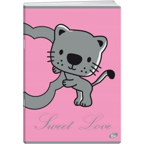 Zeszyt A5 32k kratka okładka miękka SWEET LOVE EL-M8-032-KA5 ELISA Zeszyt A5 32k kratka okładka miękka SWEET LOVE EL-M8-032-KA5 ELISA