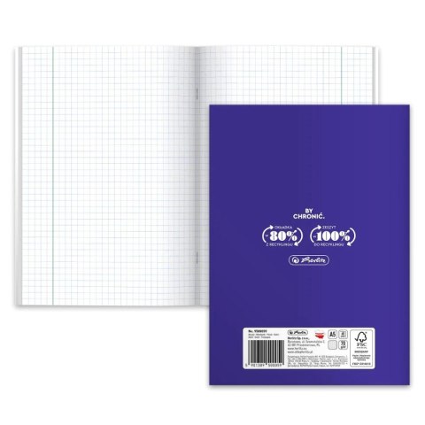 Zeszyt szkolny przedmiotowy A5 60 kartek w kratkę 70g BIOLOGIA 9500059 HERLITZ Zeszyt szkolny przedmiotowy A5 60 kartek w kratkę 70g BIOLOGIA 9500059 HERLITZ
