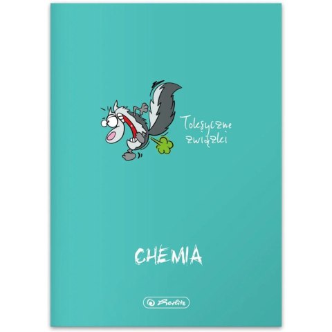 Zeszyt szkolny przedmiotowy A5 60 kartek w kratkę 70g CHEMIA 400198102 HERLITZ