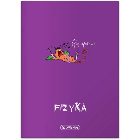 Zeszyt szkolny przedmiotowy A5 60 kartek w kratkę 70g FIZYKA 9500080 HERLITZ Zeszyt szkolny przedmiotowy A5 60 kartek w kratkę 70g FIZYKA 9500080 HERLITZ