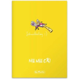 Zeszyt szkolny przedmiotowy A5 60 kartek w kratkę 70g JĘZYK NIEMIECKI 9500066 HERLITZ