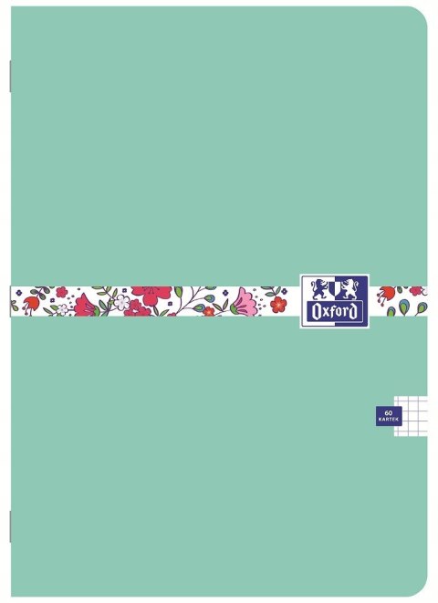 Zeszyt A5 60k kratka 90g FLORAL 400148581 OXFORD Zeszyt A5 60k kratka 90g FLORAL 400148581 OXFORD