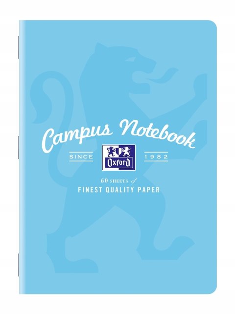 Zeszyt A5 60k kratka margines CAMPUS pastelowe 400160109 OXFORD Zeszyt A5 60k kratka margines CAMPUS pastelowe 400160109 OXFORD