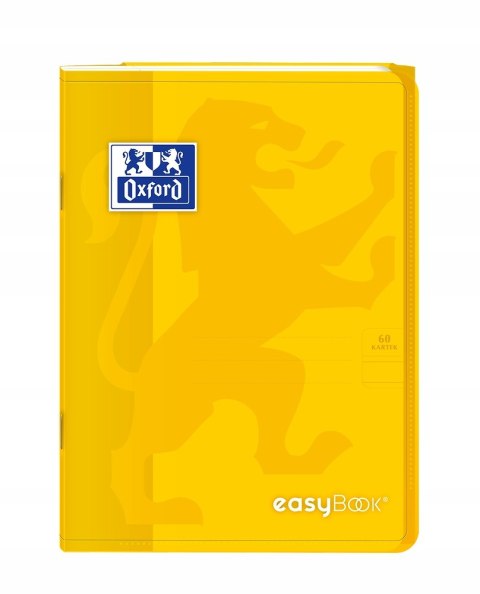 Zeszyt A5 60k linia 90g PP EASYBOOK 400146694 OXFORD Zeszyt A5 60k linia 90g PP EASYBOOK 400146694 OXFORD