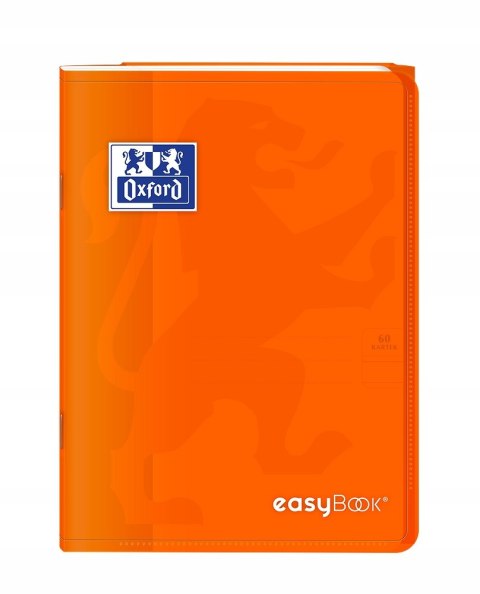 Zeszyt A5 60k linia 90g PP EASYBOOK 400146694 OXFORD Zeszyt A5 60k linia 90g PP EASYBOOK 400146694 OXFORD