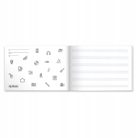 Zeszyt do nut A5 16k MUZYKA 9583493 HERLITZ Zeszyt do nut A5 16k MUZYKA 9583493 HERLITZ