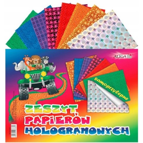 Zeszyt papierów holograficznych samoprzylepny B5 ZPHS-6388 ALIGA Zeszyt papierów holograficznych samoprzylepny B5 ZPHS-6388 ALIGA