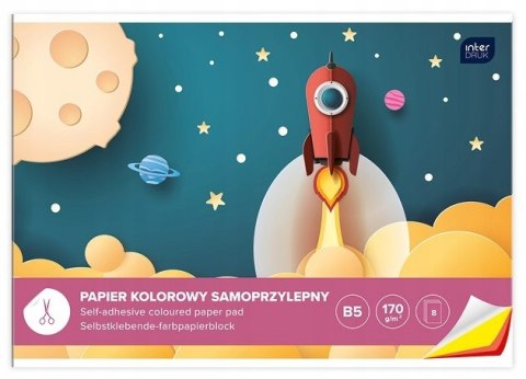 Zeszyt papierów kolorowych B5 8k samoprzylepnych INTERDRUK Zeszyt papierów kolorowych B5 8k samoprzylepnych INTERDRUK