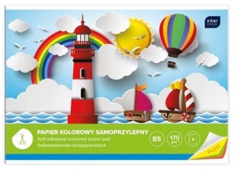 Zeszyt papierów kolorowych samoprzylepnych B5 FLUO INTERDRUK Zeszyt papierów kolorowych samoprzylepnych B5 FLUO INTERDRUK