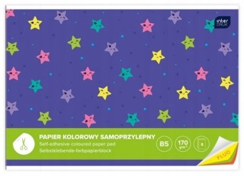 Zeszyt papierów kolorowych samoprzylepnych B5 FLUO INTERDRUK Zeszyt papierów kolorowych samoprzylepnych B5 FLUO INTERDRUK