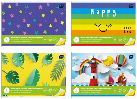 Zeszyt papierów kolorowych samoprzylepnych B5 FLUO INTERDRUK Zeszyt papierów kolorowych samoprzylepnych B5 FLUO INTERDRUK