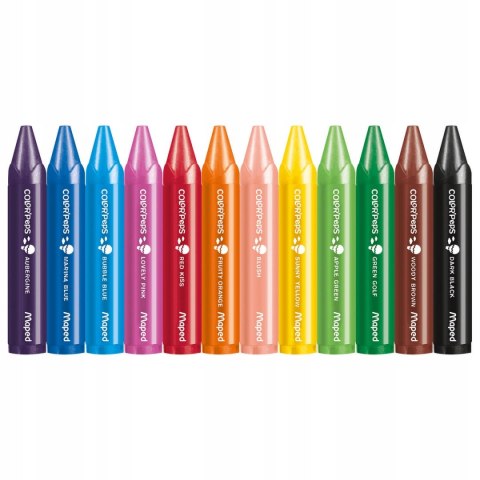 Kredki COLORPEPS świecowe JUMBO 12 kolorów 861311 MAPED Kredki COLORPEPS świecowe JUMBO 12 kolorów 861311 MAPED