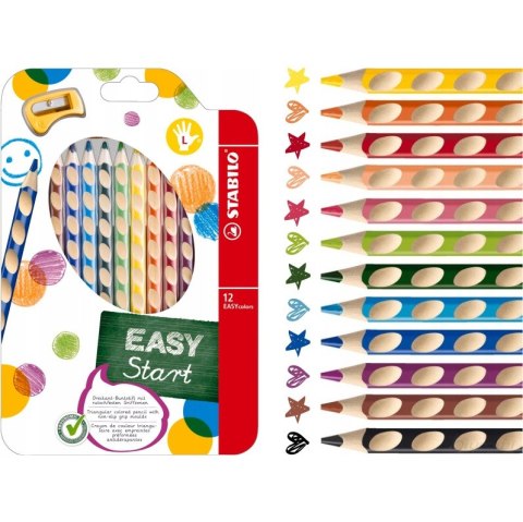 Kredki EASY COLOURS dla lew(12kol.) 331/12 STABILO Kredki EASY COLOURS dla lew(12kol.) 331/12 STABILO