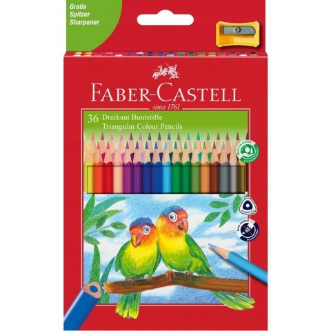 Kredki ECO COLOUR TRÓJK. 36 KOL.+TEMP. FC120536 FABER-CASTELL Kredki ECO COLOUR TRÓJK. 36 KOL.+TEMP. FC120536 FABER-CASTELL