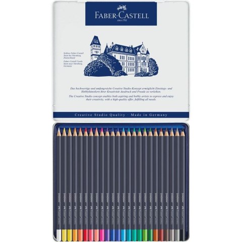 Kredki GOLDFABER 24kol.opakowanie metalowe 114724 Faber Castell Kredki GOLDFABER 24kol.opakowanie metalowe 114724 Faber Castell