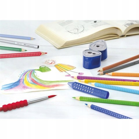 Kredki GRIP 2001 6 kolorów opak. kartonowe 112406 FABER-CASTELL Kredki GRIP 2001 6 kolorów opak. kartonowe 112406 FABER-CASTELL