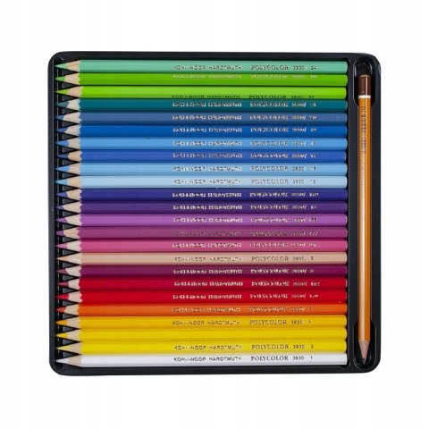 Kredki POLYCOLOR 72 kolory 3837 KOH-I-NOOR Kredki POLYCOLOR 72 kolory 3837 KOH-I-NOOR