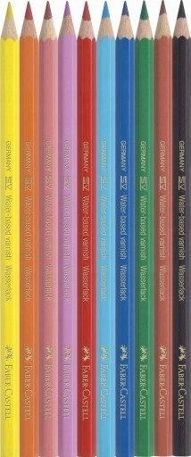 Kredki ZAMEK 12kol.pud.metalowe 115801 Faber Castell Kredki ZAMEK 12kol.pud.metalowe 115801 Faber Castell