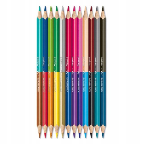 Kredki dwustronne COLORPEPS DUO 12=24kol 829600 Kredki dwustronne COLORPEPS DUO 12=24kol 829600