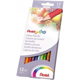 Kredki ołówkowe PENTEL 12 kolorów CB8-12