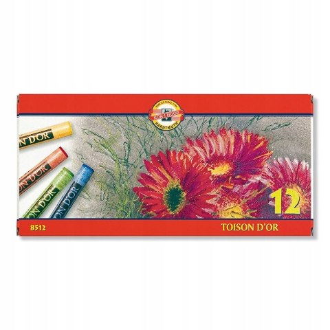 Kredki pastele suche 12 kol. 8512 KOH-I-NOOR Kredki pastele suche 12 kol. 8512 KOH-I-NOOR