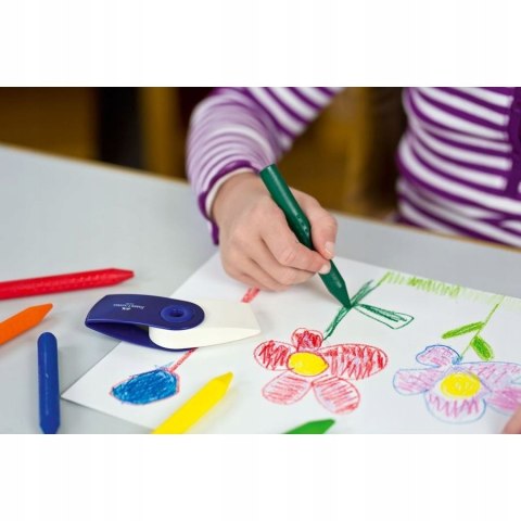 Kredki świecowe GRIP JUMBO trójkątne 12 kolorów FABER-CASTELL 122540 FC Kredki świecowe GRIP JUMBO trójkątne 12 kolorów FABER-CASTELL 122540 FC