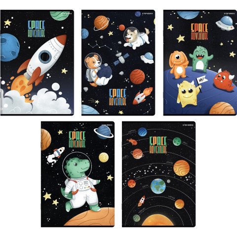 Zeszyt A5 32k 3linia kolorowa SPACE ADVENTURE 400182346 TOP 2000 Zeszyt A5 32k 3linia kolorowa SPACE ADVENTURE 400182346 TOP 2000