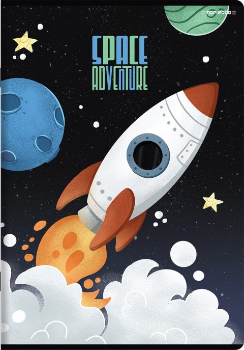 Zeszyt A5 32k 3linia kolorowa SPACE ADVENTURE 400182346 TOP 2000 Zeszyt A5 32k 3linia kolorowa SPACE ADVENTURE 400182346 TOP 2000