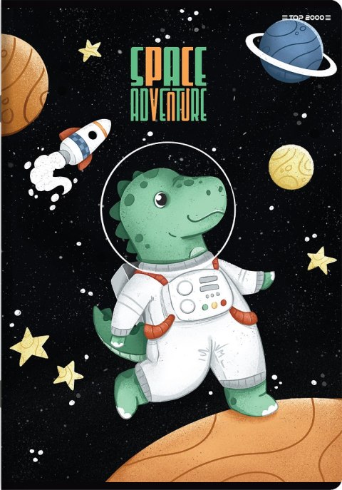 Zeszyt A5 32k 3linia kolorowa SPACE ADVENTURE 400182346 TOP 2000 Zeszyt A5 32k 3linia kolorowa SPACE ADVENTURE 400182346 TOP 2000