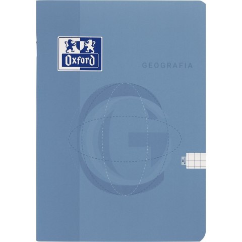 Zeszyt A5 60k kratka 90g GEOGRAFIA 400175638 OXFORD Zeszyt A5 60k kratka 90g GEOGRAFIA 400175638 OXFORD
