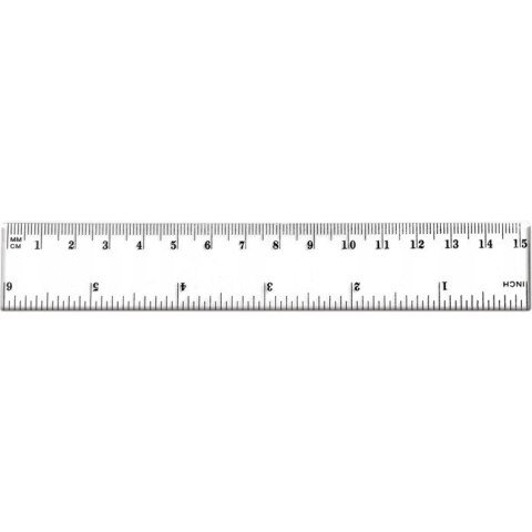 Linijka 15cm BL002-A TETIS Linijka 15cm BL002-A TETIS
