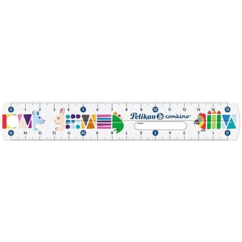 Linijka 15cm Combino 811224 PELIKAN Linijka 15cm Combino 811224 PELIKAN