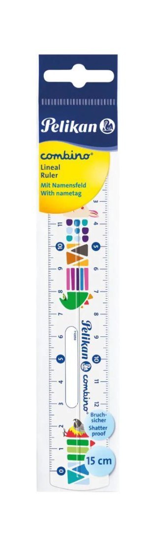 Linijka 15cm Combino 811224 PELIKAN Linijka 15cm Combino 811224 PELIKAN
