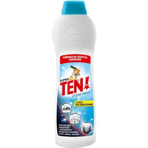 Mleczko do czyszczenia Super TEN! 600g ocean fresh Mleczko do czyszczenia Super TEN! 600g ocean fresh