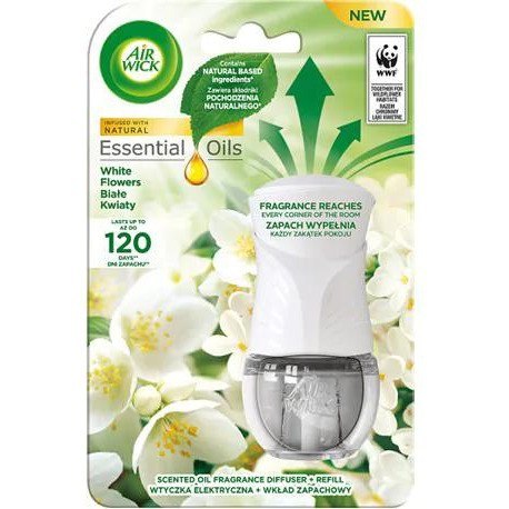 Odświeżacz AIR WICK elektryczny komplet Białe kwiaty 19ml Odświeżacz AIR WICK elektryczny komplet Białe kwiaty 19ml