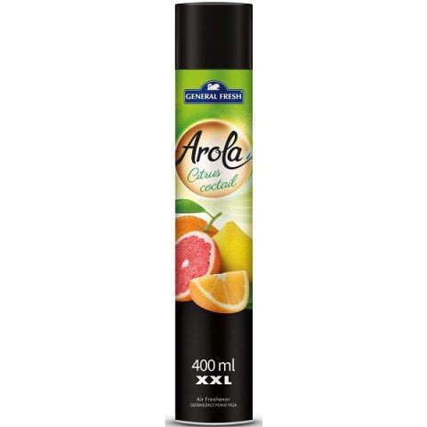 Odświeżacz powietrza AROLA Spray 400ml Citrus Coctail GENERAL FRESH Odświeżacz powietrza AROLA Spray 400ml Citrus Coctail GENERAL FRESH