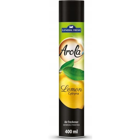Odświeżacz powietrza AROLA Spray 400ml cytryna GENERAL FRESH Odświeżacz powietrza AROLA Spray 400ml cytryna GENERAL FRESH
