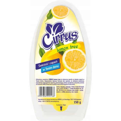 Odświeżacz żel 150g lemon tree 207543 CIRRUS Odświeżacz żel 150g lemon tree 207543 CIRRUS