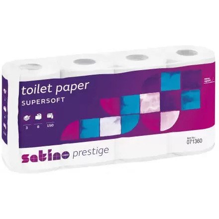 Papier toaletowy trzywarstwowy(8rolek)150 listków WEPA 071360/036684 MT1 Papier toaletowy trzywarstwowy(8rolek)150 listków WEPA 071360/036684 MT1