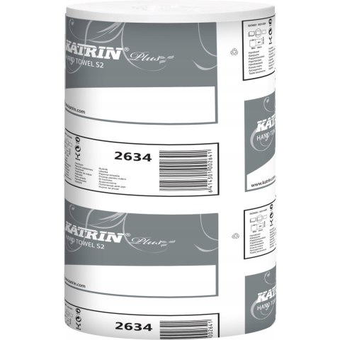Ręcznik centralnego dozowania w roli KATRIN S2, 205mmx60m 100% celulozy 2634/97494 Ręcznik centralnego dozowania w roli KATRIN S2, 205mmx60m 100% celulozy 2634/97494