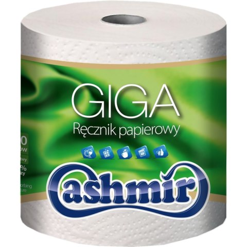 Ręcznik kuchenny CASHMIR GIGA 500 listków 100m 2 warstwy 100% celulozy Ręcznik kuchenny CASHMIR GIGA 500 listków 100m 2 warstwy 100% celulozy