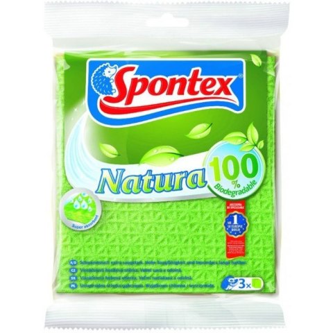 Ścierki gąbczaste Natura (3szt) SPONTEX 97042394/97042158 Ścierki gąbczaste Natura (3szt) SPONTEX 97042394/97042158