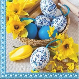 Serwetki Wielkanocne do koszyczka 33x33cm papierowe 20 sztuk na stół WN-080 AHA