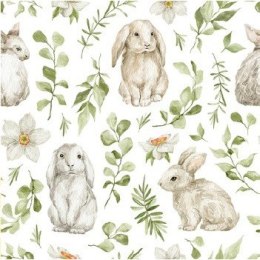 Serwetki Wielkanocne do koszyczka 33x33cm papierowe 20 sztuk na stół WN-093 AHA