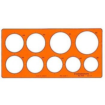 Szablon koła 9 LENIAR 1325 Szablon koła 9 LENIAR 1325