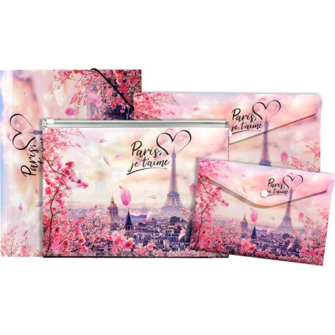 Teczka kopertowa A4 PP na suwak TAKE ME TO PARIS 0410-0063-56 PANTA PLAST Teczka kopertowa A4 PP na suwak TAKE ME TO PARIS 0410-0063-56 PANTA PLAST