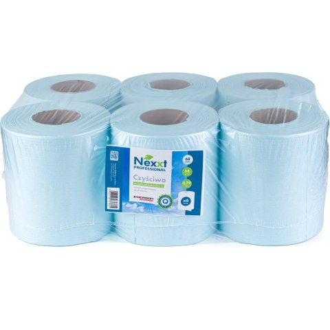 Wkład ręcznik czyściwo na sucho lub mokro (6 rolek) 68mb 68g/m2 NEXXT CH-rl68mbwklczysx06 Wkład ręcznik czyściwo na sucho lub mokro (6 rolek) 68mb 68g/m2 NEXXT CH-rl68mbwklczysx06