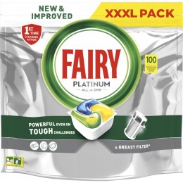 Kapsułki do zmywarki FAIRY PLATINUM ALL IN ONE LEMON (100szt)