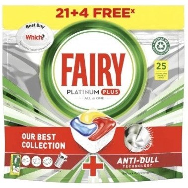 Kapsułki do zmywarki FAIRY PLATINUM Plus LEMON (25szt) Kapsułki do zmywarki FAIRY PLATINUM Plus LEMON (25szt)